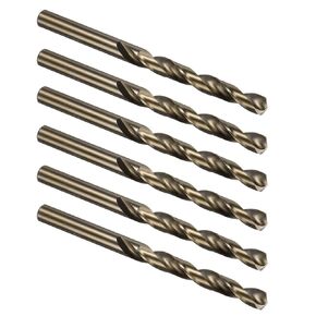 1PCS Twist Drill Bit - [19/64"] Titanium Plating M35 High-Speed Steel Cobalt Cobalt Round Shank Jobber Bit Set Dark Gold for Metal Wood Plastic Steel Use, 80mm / 3.15" Blade Length