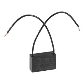 uxcell Ceiling Fan Capacitor CBB61 2.2uF 250V AC 2 Wires Metallized Polypropylene Film Capacitor 37x24x13mm for Electric Fan Pump Motor Generator