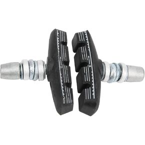 1 Pair Bike Brakes Pads, 55mm Folding Bike Brakes Pads V Brake Rubber Blocks with Nuts for DAHON