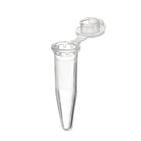 1.5 mL Microcentrifuge Tubes with Snap Cap, Polypropylene, Autoclavable, Natural (Pack of 500)