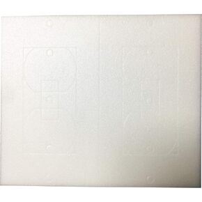 Birllaid Foam Outlet Insulation Gasket Socket Outlet Sealers 100 Pack