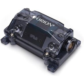 Orion XTR OWFHANL20DIGIV Digital Volt Meter Fuse Holder with Insulating Cover, 0/2 Gauge Input/Output with Adapter, ANL Fuse Holder for Car Audio Amplifier | Automotive, Marine (150A Fuses Included)