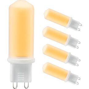 IDO G9 2700K COB LED Bulb - Chips Bi Pin Base Warm White 2.2W 250LM 20W Halogen Equivalent T4 G9 Base Llight Bulbs Non-dimmable for Chandeliers and Home Lighting(10 Pack)
