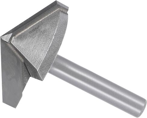 CoCud V Groove Router Bit, 22mm Cutting Diameter 6mm Shank 120 Degree, Carbide Tip V Grooving Bit - (Applications: for Woodworking Grooves Making), 1-Piece in Saudi Arabia