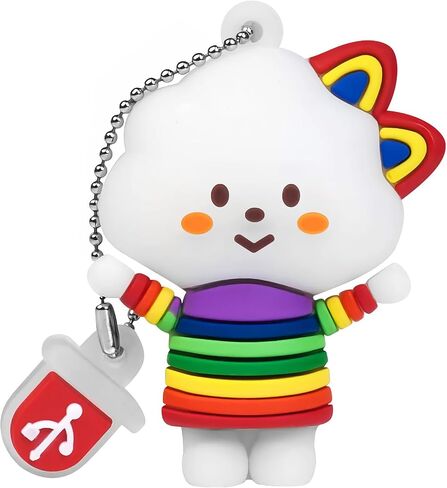 BorlterClamp 32GB USB Flash Drive Cute Cartoon Cloud Girl Model Memory Stick, Gift for Students and Children in Saudi Arabia