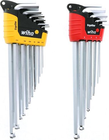 مجموعة مفاتيح Wiha 66992 MagicRing Ball End Hex Hex L-Key في حاملات، 22 قطعة in Kuwait