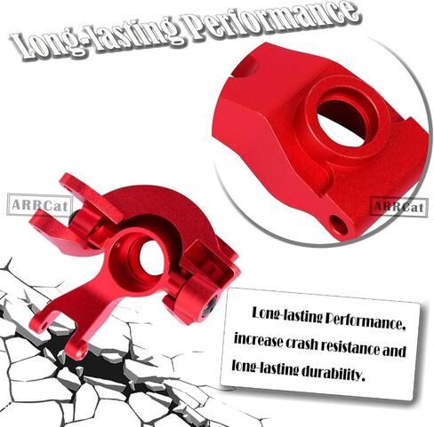أجزاء ترقية ARRCat متوافقة مع 1/10 Arrma 3S MEGA550 Senton/Granite/Vortek 4X4، مفاصل كتلة التوجيه الأمامية من الألومنيوم، كتل العجلات C-Hubs، المحاور الخلفية، AR330442 AR330467 AR330469، أزرق داكن in Kuwait