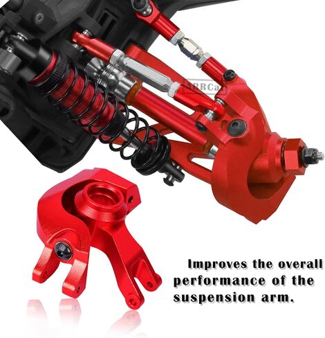 أجزاء ترقية ARRCat متوافقة مع 1/10 Arrma 3S MEGA550 Senton/Granite/Vortek 4X4، مفاصل كتلة التوجيه الأمامية من الألومنيوم، كتل العجلات C-Hubs، المحاور الخلفية، AR330442 AR330467 AR330469، أزرق داكن in Kuwait