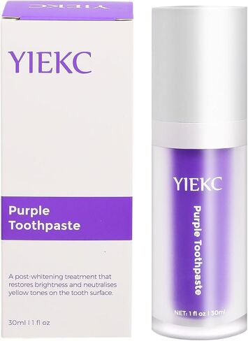 Purple Toothpaste for Teeth Whitening,Recipe Upgrade,v34 Colour Corrector, Tooth Stain Removal, Teeth Whitening Booster, Colour Correcting, Sensitive Teeth for Adult in Saudi Arabia