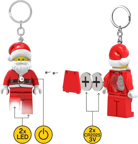 LEGO Iconic Keyring Torch - Height 76mm (KE184) - 2 CR2025 Batteries Included in Saudi Arabia