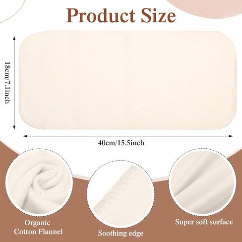 30 عبوة من الفانيلا القطنية العضوية لحزمة زيت الخروع غير المبيضة القابلة لإعادة الاستخدام، غلاف زيت الخروع المهدئ، ضغط حراري ناعم وعالي الامتصاص لمفاصل الكبد والبطن والمناطق الأخرى in Kuwait