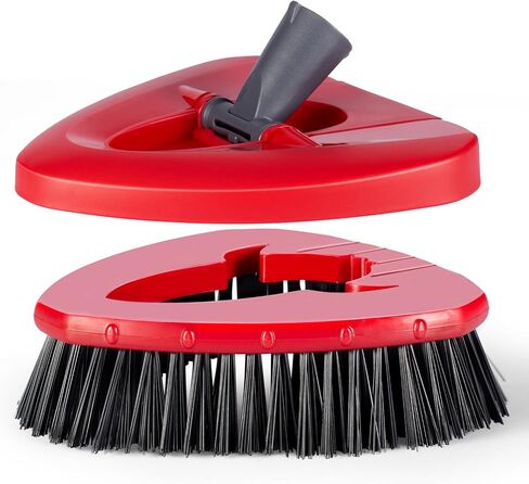 2 Pack Scrub Brush Head Replacement Compatible with O Cedar EasyWring Spin Mop 1-Tank System, Floor Scrubber Head, Shower Scrub Brush with Hard Bristles for Cleaning & Scrubbing in Saudi Arabia