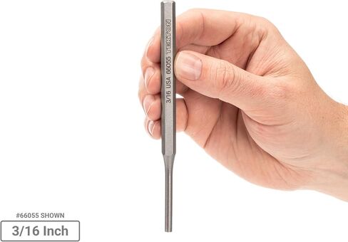 TEKTON Punch Set with Walnut Block (18-Piece) | 66564 | Made in USA in Saudi Arabia