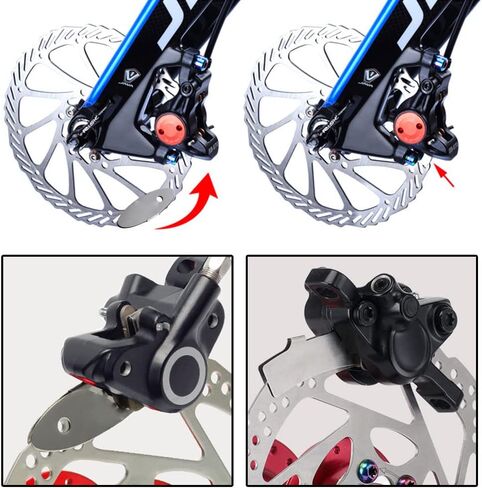 TAODAN Disc Brake Gap Regulator 6PCS Arc and Ellipse Shape Bike Rotor Disc Brake Pads Setting Alignment Tool, Mounting Assistant Brake Gaps Disc Brake Pads Adjusting Tool in Saudi Arabia