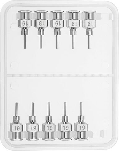 PATIKIL Bent Blunt Tip Dispensing Needle 26G, 10 Pcs 0.26 Inch Stainless Steel Liquid Dispenser Bent Flow Needles with Lure Lock for Refilling Liquid Inks Adhesives Glue in Saudi Arabia