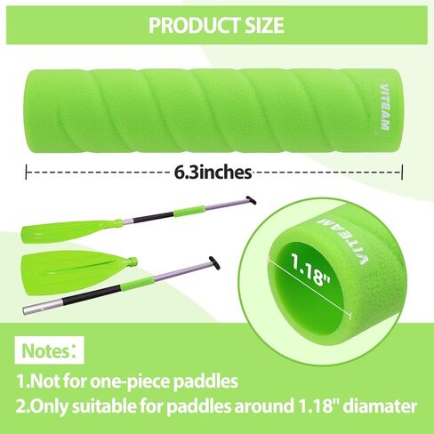 Kayak Paddle Grips, Kayak Accessories No-Slip Grips for Kayak Paddles, Blister Prevention Silicone Paddle Grips, Kayaking Equipment Suitable for Take-Apart Paddles in Saudi Arabia