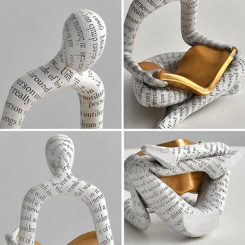 مجردة المفكر القراءة تمثال: النحت الجمالي غرفة ديكور الديكور الحديث لطاولة الرف مكتب غرفة المعيشة مكتب غرفة النوم in Kuwait