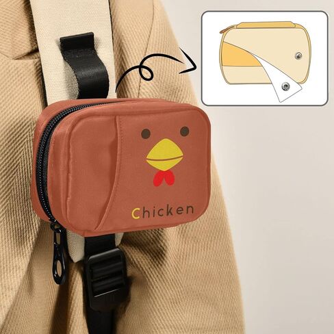 Naanle Valentines Dachshund Dog Pill Box 7 Day Pill Case Bag Travel Pill Organizer Bag with Zipper Portable Weekly Case Compact Size Pill Bag for Vitamin Supplement Holder in Kuwait