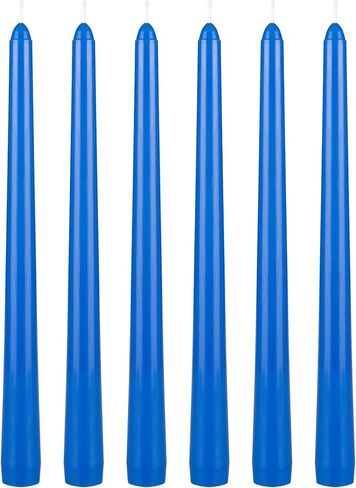 Mega Candles 6 pcs Unscented Pink Taper Candle, Hand Poured Wax Candles 10 Inch x 7/8 Inch, Home Décor, Wedding Receptions, Baby Showers, Birthdays, Celebrations, Party Favors & More in Saudi Arabia
