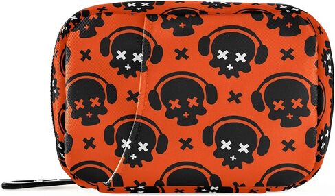 Naanle Valentines Dachshund Dog Pill Box 7 Day Pill Case Bag Travel Pill Organizer Bag with Zipper Portable Weekly Case Compact Size Pill Bag for Vitamin Supplement Holder in Kuwait