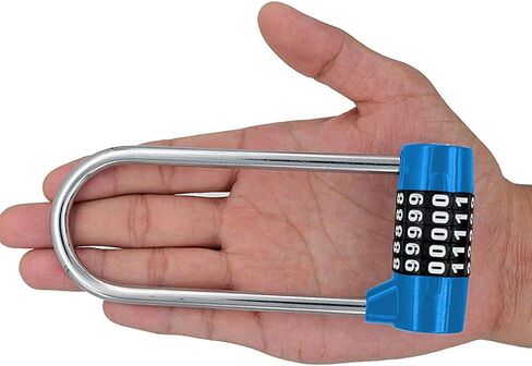 قفل كومبو قفل مجمع، قفل خزانة مكون من 5 أرقام في الهواء الطلق مقاوم للماء قفل مجموعة قابل لإعادة الضبط لخزانة صالة الألعاب الرياضية المدرسية، البوابة، السقيفة، وحدة التخزين in Kuwait