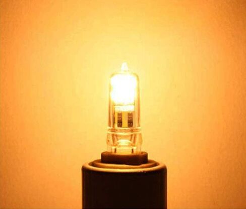 10x G6.35 120V 35W/50W Halogen Light Bulb Clear Dimmable T4 Q35//CL/GY6.35 JCD 35/50 Watt 120 Volt Electric Wax Melter Plug Oil Warmer Aroma Tart Counter Kitchen Bathroom Mirror Fixture (35, Watts) in Kuwait