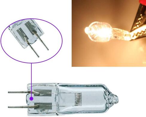 10x G6.35 120V 35W/50W Halogen Light Bulb Clear Dimmable T4 Q35//CL/GY6.35 JCD 35/50 Watt 120 Volt Electric Wax Melter Plug Oil Warmer Aroma Tart Counter Kitchen Bathroom Mirror Fixture (35, Watts) in Kuwait