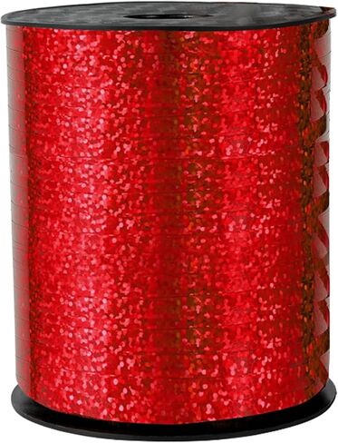 Foeipy Gold Curling Ribbon, 500 Yard Glitter Gold Ribbon, Shiny Metallic Curling Ribbon for Gift Wrapping, Party Decoration, Balloon Ribbon, Balloon String, Florist Flower Ribbon(1 Roll) in Kuwait