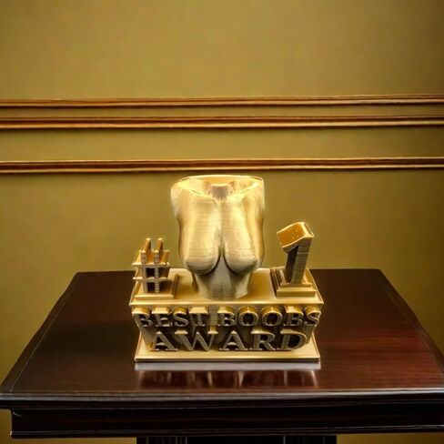 1 قطعة جائزة أفضل الحمار أنثى الجسم الشكل النحت الكأس ديكور الجدة مؤذ الورك بعقب الراتنج تمثال الكأس مضحك المنزل مكتب سطح المكتب الديكور ، ل مزحة هدية صديق زميل العمل (البوق الصدر) in Kuwait