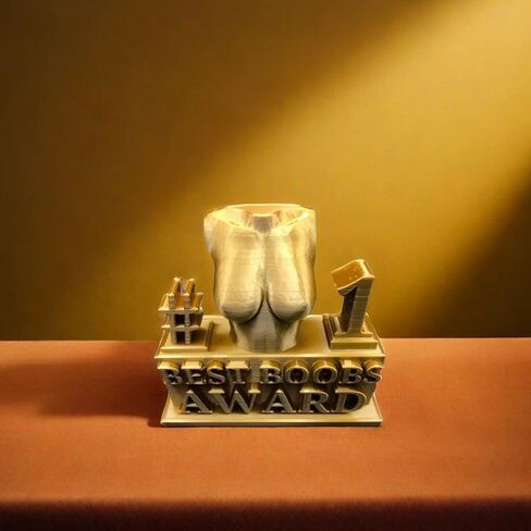 1 قطعة جائزة أفضل الحمار أنثى الجسم الشكل النحت الكأس ديكور الجدة مؤذ الورك بعقب الراتنج تمثال الكأس مضحك المنزل مكتب سطح المكتب الديكور ، ل مزحة هدية صديق زميل العمل (البوق الصدر) in Kuwait