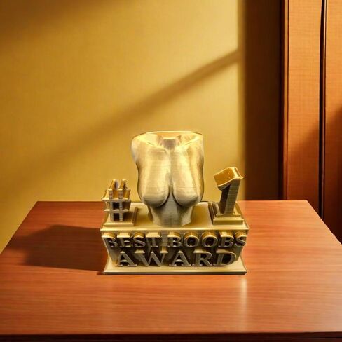 1 قطعة جائزة أفضل الحمار أنثى الجسم الشكل النحت الكأس ديكور الجدة مؤذ الورك بعقب الراتنج تمثال الكأس مضحك المنزل مكتب سطح المكتب الديكور ، ل مزحة هدية صديق زميل العمل (البوق الصدر) in Kuwait