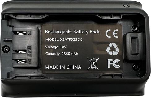 XBATR525DC Detect Pro Cordless Vacuum Cleaner Battery for Shark IW1111 IW1120 IW1120C 18V 2350mAh 42.3Wh in Saudi Arabia
