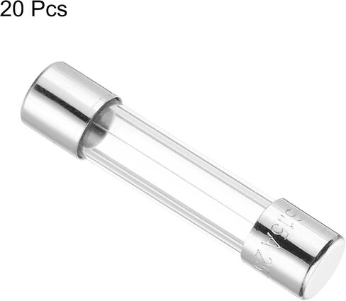 MECCANIXITY 3.15A 250V Glass Fuse 5x20mm Time Delay Fuse UL المدرجة فيوز ضربة بطيئة للأجهزة المنزلية (حزمة من 20) in Kuwait