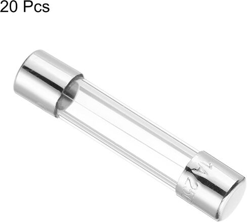MECCANIXITY 3.15A 250V Glass Fuse 5x20mm Time Delay Fuse UL المدرجة فيوز ضربة بطيئة للأجهزة المنزلية (حزمة من 20) in Kuwait