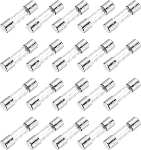 MECCANIXITY 3.15A 250V Glass Fuse 5x20mm Time Delay Fuse UL المدرجة فيوز ضربة بطيئة للأجهزة المنزلية (حزمة من 20) in Kuwait