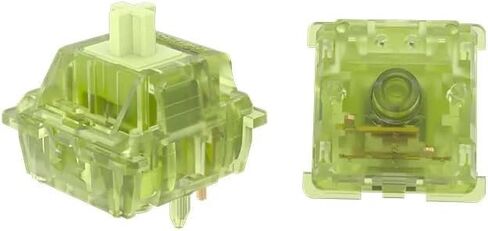 مجموعة مفاتيح خطية من Glacier Gateron Luciola مسبقة التشحيم ذات 5 سنون للوحة المفاتيح الميكانيكية مع أغطية مفاتيح/مفاتيح مجانية وسحّاب متضمن (خطي، 35 قطعة) in Kuwait