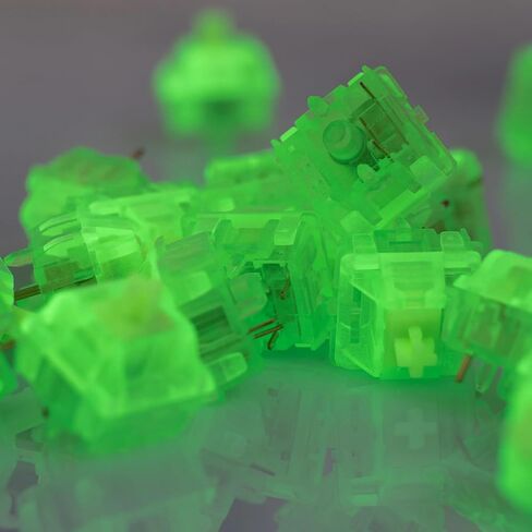 مجموعة مفاتيح خطية من Glacier Gateron Luciola مسبقة التشحيم ذات 5 سنون للوحة المفاتيح الميكانيكية مع أغطية مفاتيح/مفاتيح مجانية وسحّاب متضمن (خطي، 35 قطعة) in Kuwait