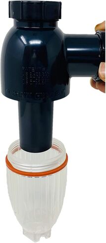 PF WaterWorks PT5001-2 SinkGENIE No Mess Money Saving P-Trap - 2 Pack, Black and Transparent in Saudi Arabia