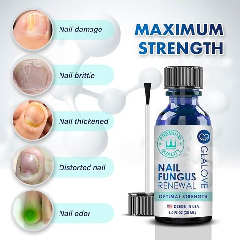 Toenail Fungus Treatment At Home: Nail Fungus Treatment Extra Strength Fast Acting One Week - Safely Repair Renew Damaged And Discolored Toenails - Effectively Improve Athlete's Nail Health in Kuwait