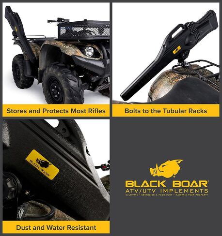 حامل أدوات/مسدس مزدوج من Black Boar Camco ATV/UTV | تتميز بأسنان مرنة غير قابلة للتشوه من أجل قبضة أفضل، ووسادات لوحة قاعدة مطاطية، ولها أقصى وزن للحمل يبلغ 15 رطلاً (66030) in Kuwait