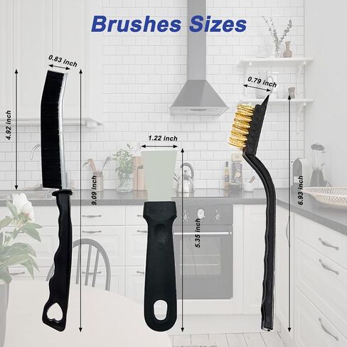 15 قطعة من فرشاة تنظيف الشقوق، فرشاة تنظيف فجوات ذات شعيرات صلبة متعددة الوظائف، فرشاة تنظيف الجص، فرشاة المرحاض، فرشاة تنظيف لبلاط الدش، أدوات تنظيف الفجوات النحيفة للاستخدام المنزلي، الحمام in Kuwait