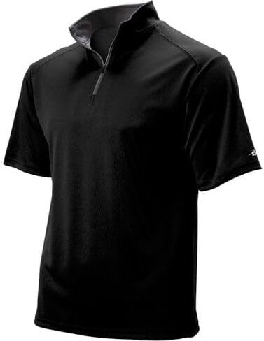 B-Core S/S 1/4 سحاب أسود/جرافيت 4X-Large in Kuwait