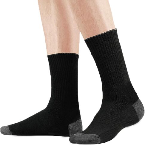 20 Pairs Crew Athletic Socks for Women Moisture Wicking Cushion Crew Socks for Sport Running Traveling in Kuwait