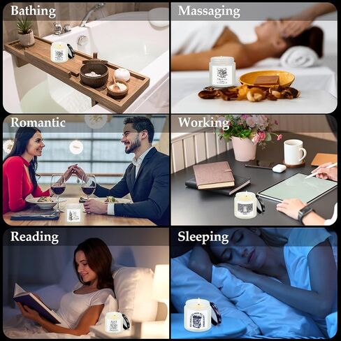 6 قطع من هدايا محبي الكتب من MTLEE، 3.5 أونصة، مكتبة شموع معطرة، هدايا يوم العشاق، رف كتب ريفي، جرة شمع الصويا، لقراء النادي المدرسي، الكتاب، الطلاب، مكتب المعلم (أبيض) in Saudi Arabia