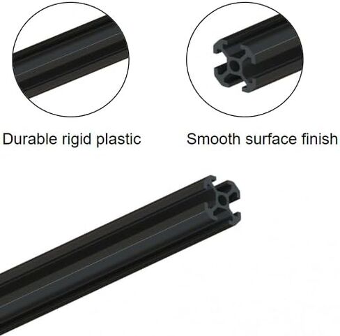 XBEAMS Rigid Lightweight Plastic T Slot 2020 Extrusion DIY (5, Pink, 450mm) in Kuwait