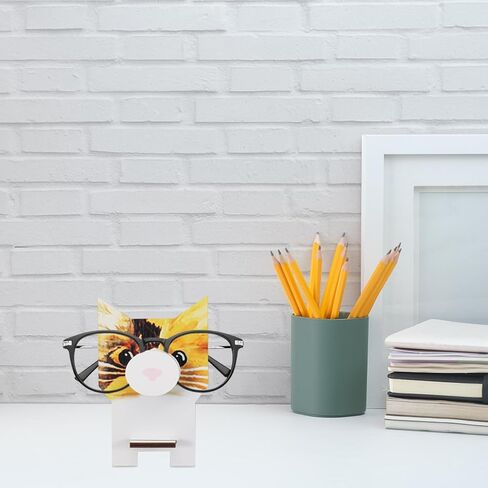 حامل نظارات خشبي، قطعتين على شكل حيوان (البطريق، الكسلان)، حامل عرض مزخرف لتنظيم المنزل in Kuwait