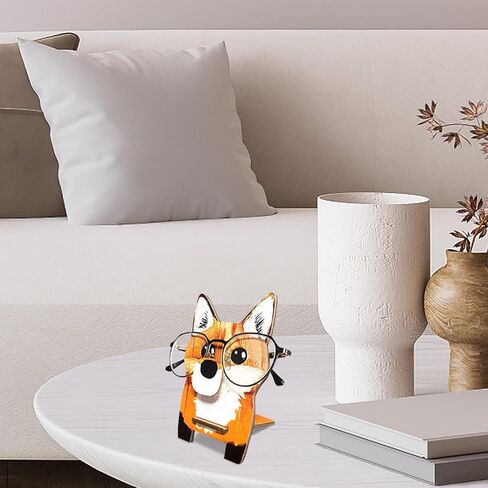 حامل نظارات خشبي، قطعتين على شكل حيوان (البطريق، الكسلان)، حامل عرض مزخرف لتنظيم المنزل in Kuwait