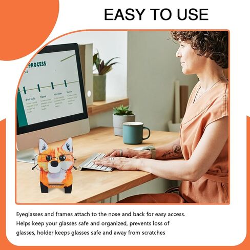 حامل نظارات خشبي، قطعتين على شكل حيوان (البطريق، الكسلان)، حامل عرض مزخرف لتنظيم المنزل in Kuwait