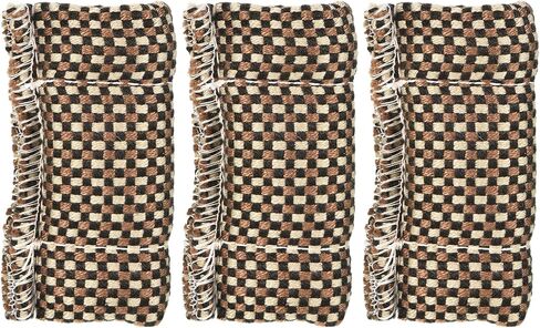 3 Pack Billiard Cue Cleaner - Pool Stick Cue Shaft Cleaner, Cotton Cleaning Tool Towel Cloth, Apply to Billiards Cue Cleaning (93 x 50 Mm, Brown) in Saudi Arabia