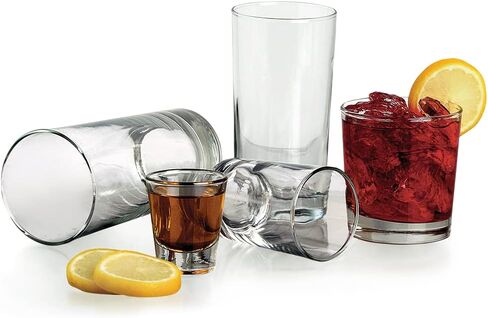 Anchor Hocking Heavy Base Drinking Glasses Set, 12 oz Tumbler Glasses, Set of 12 in Kuwait